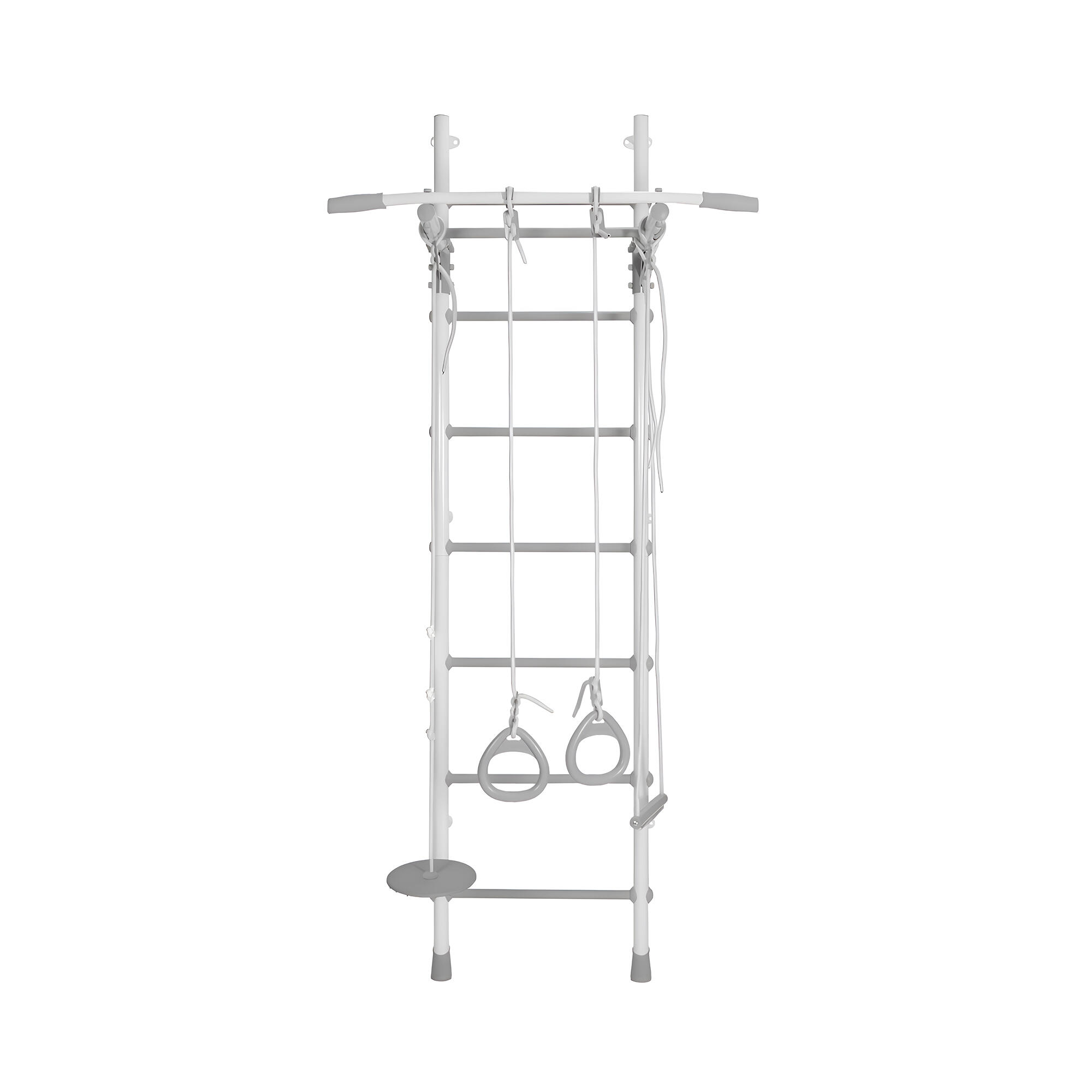 Enfants Gymnastique Espalier Intérieur Vanilia Blanc/Gris 2/7