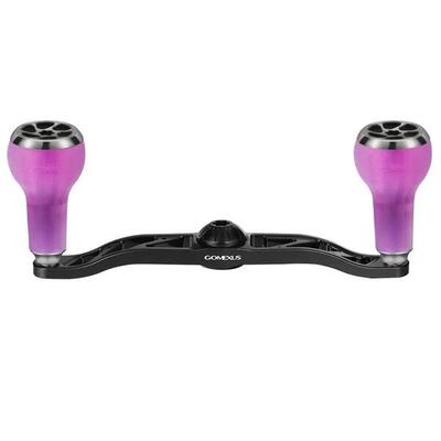 Gomexus – aluminum handle for baitcasting reel (gradient purple, 100 mm) (7x4mm)