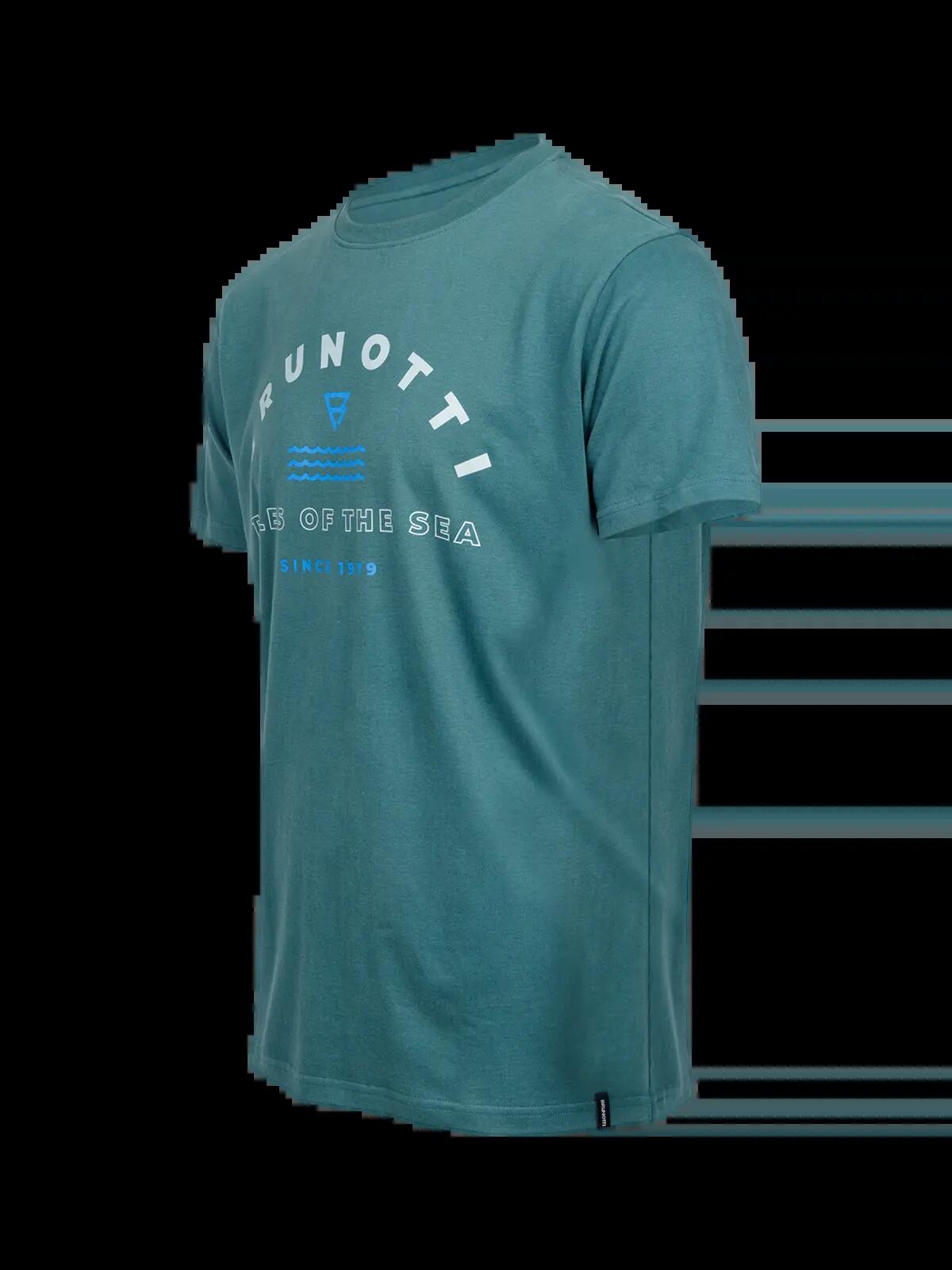 Leeway Homme T-shirt Mode Coupe régulière Col rond Mediterranea 3/7