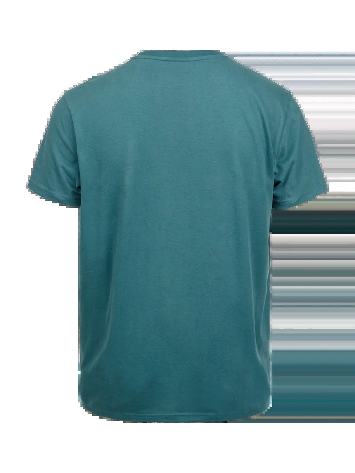 Leeway Homme T-shirt Mode Coupe régulière Col rond Mediterranea 2/7