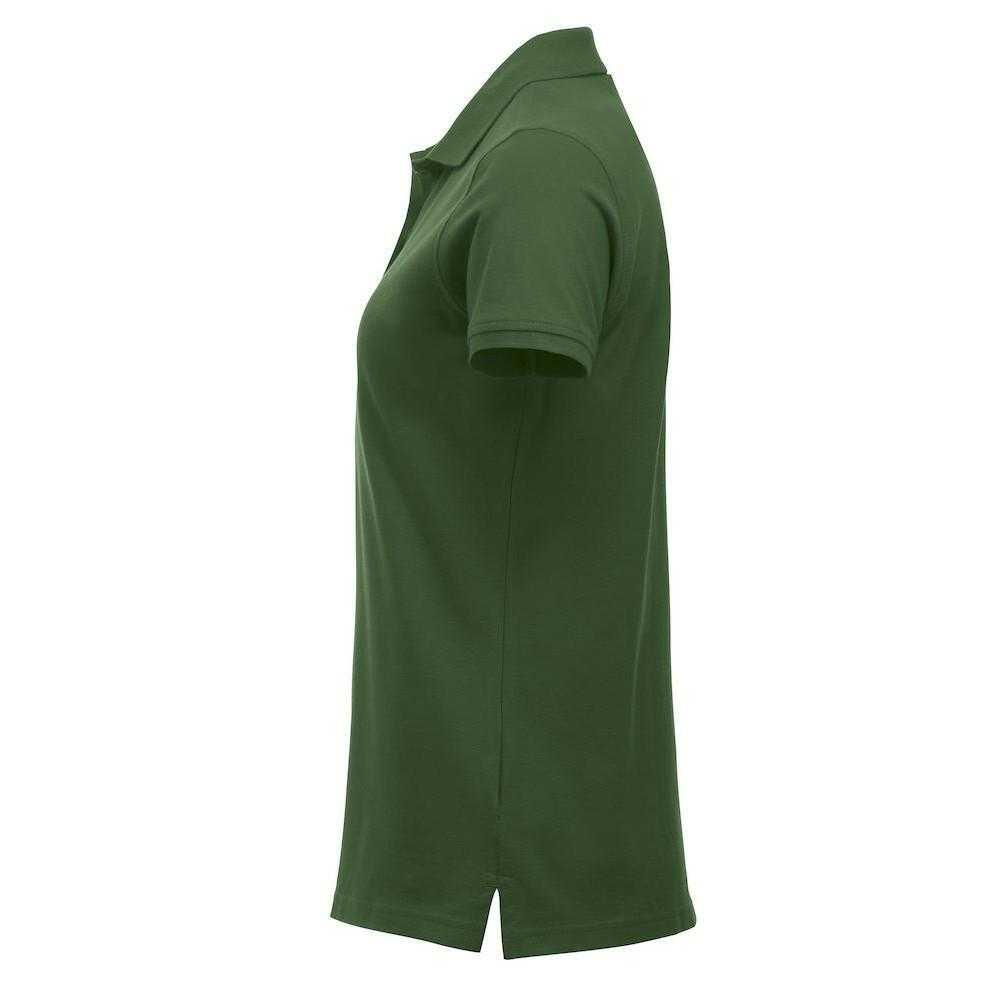 "Marion" Poloshirt für Damen Flaschengrün 3/4