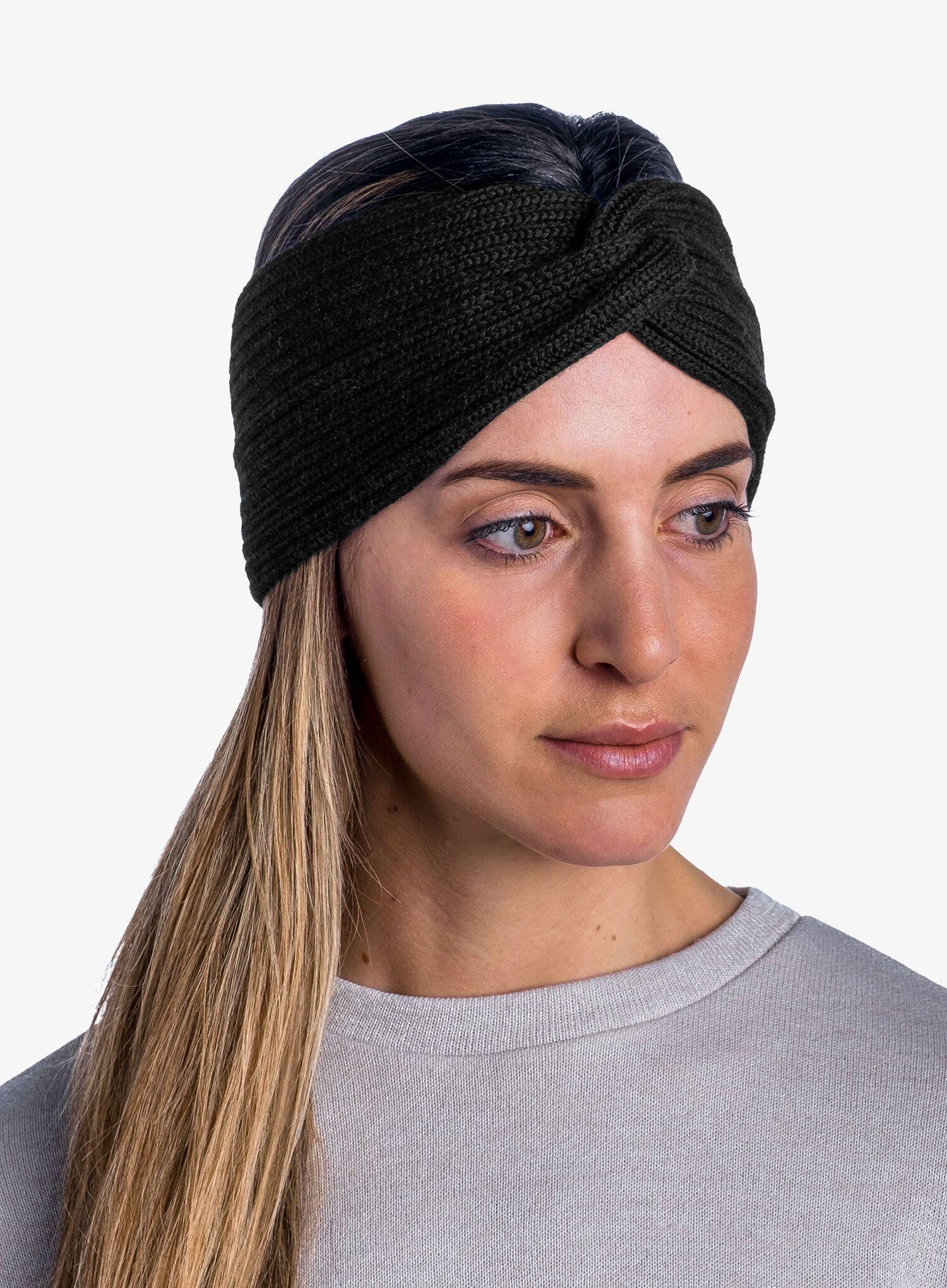 Opaska na głowę damska Buff Knitted Headband Norval - graphite 2/5