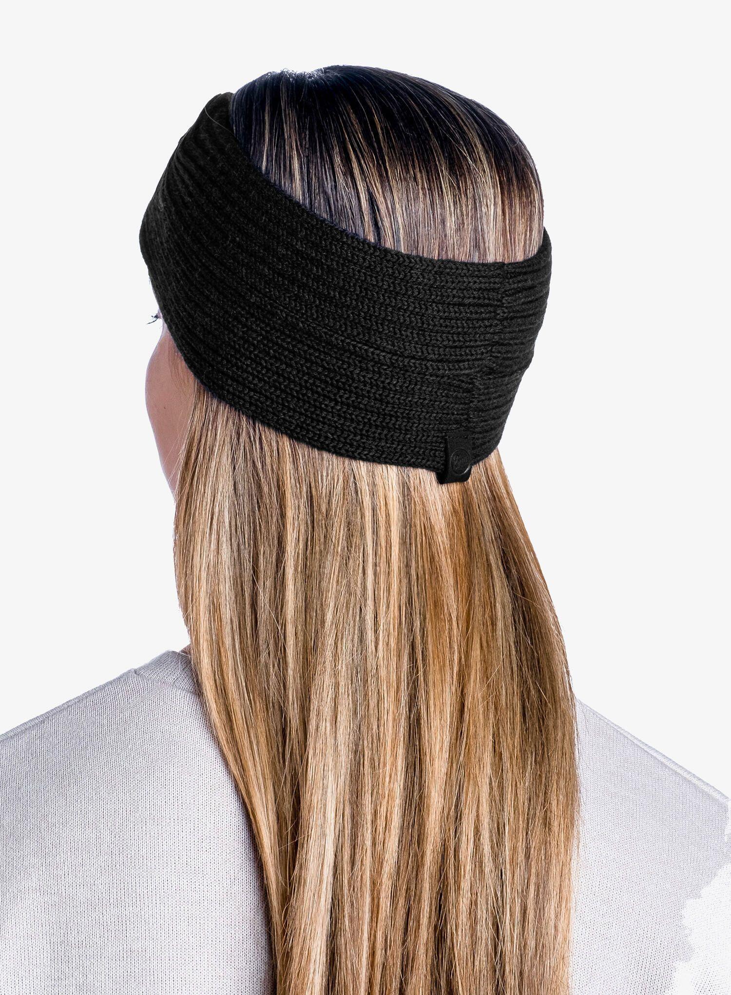 Opaska na głowę damska Buff Knitted Headband Norval - graphite 4/5