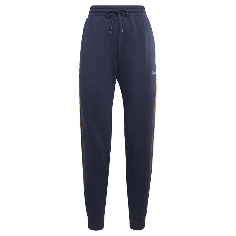 Pantaloni femei Reebok Piping, Albastru