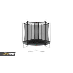 Trampoline rond Favorit Regular grijs 270 cm met veiligheidsnet