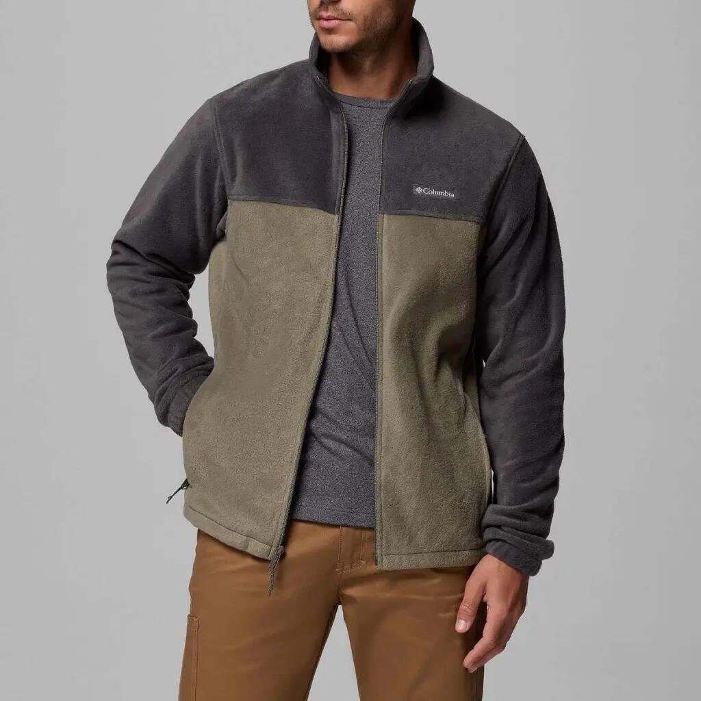 Veste Columbia Modèle Steens Mountain Full Zip Couleur Vert 3/7