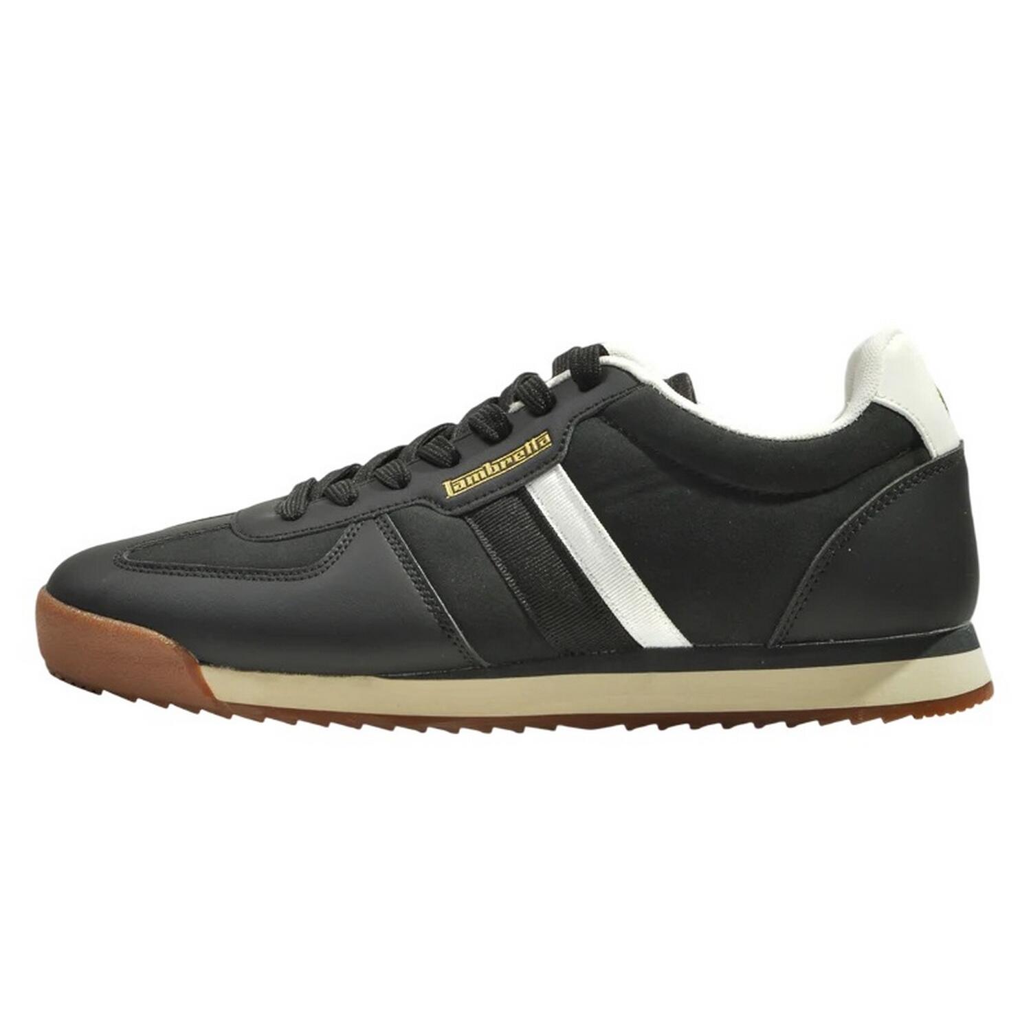 "Diego" Sneaker für Herren Schwarz/Weiß 3/4