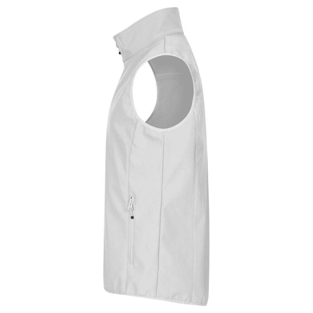 Mens Classic Soft Shell Jacket (White) 3/4