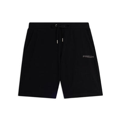 Pantaloni Corti in Jersey con Coulisse e Logo FREDDY