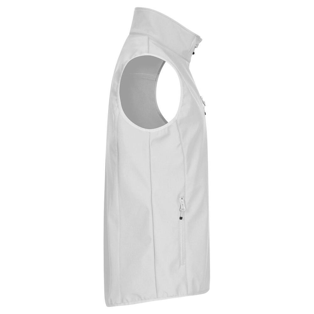 Mens Classic Soft Shell Jacket (White) 4/4