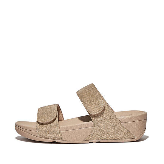 Kobiece klapki na koturnie FitFlop Lulu Adjustable