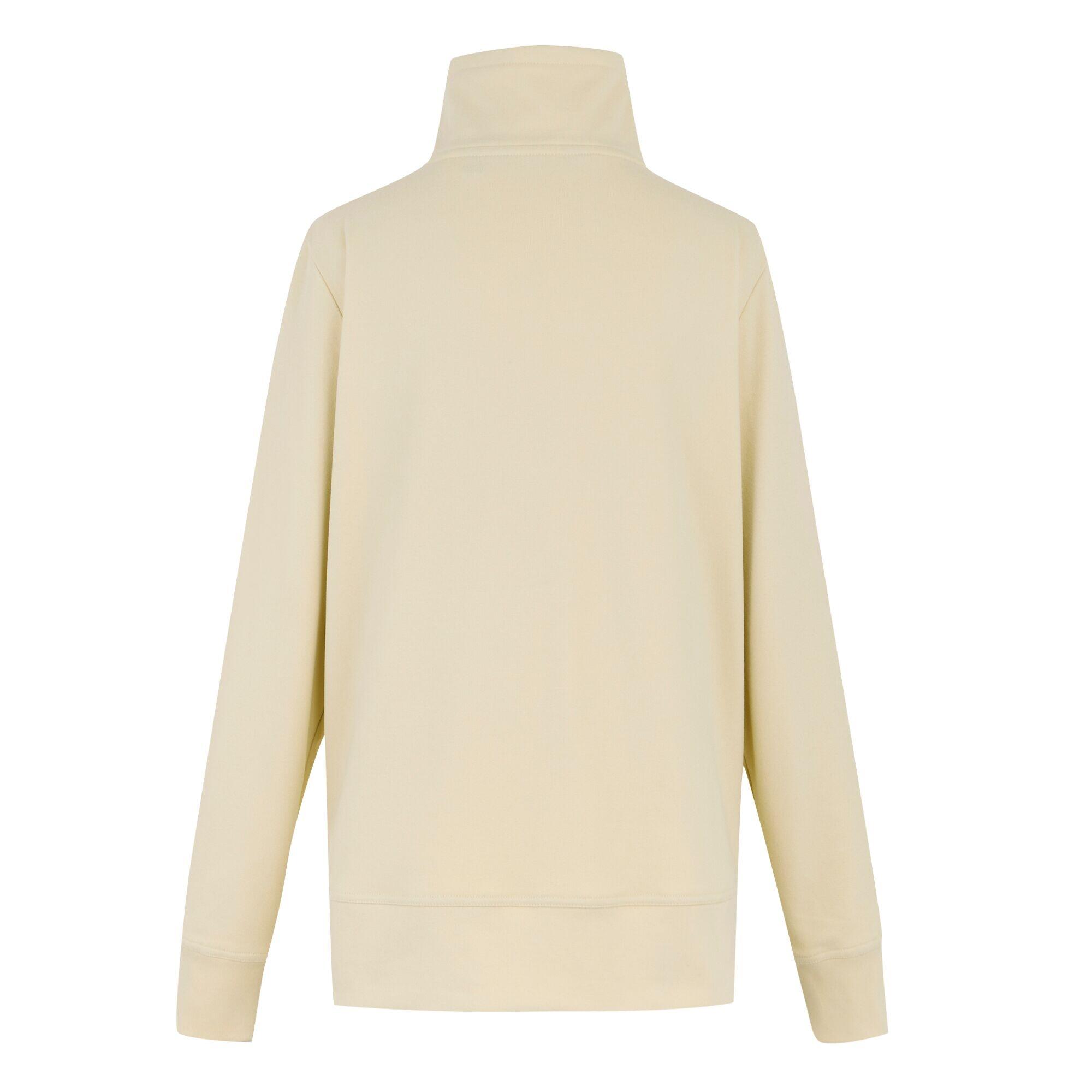 Dames Demmi Quarter Zip Fleece Top (Lichte vanille) 2/5