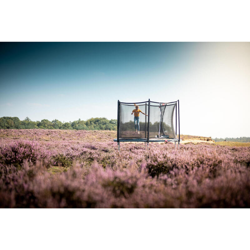 Trampoline rond Favorit Regular grijs 270 cm met veiligheidsnet