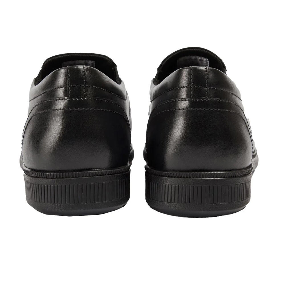 SchulUniformSchuhe "Carpenter", Leder Kinder Schwarz 2/5