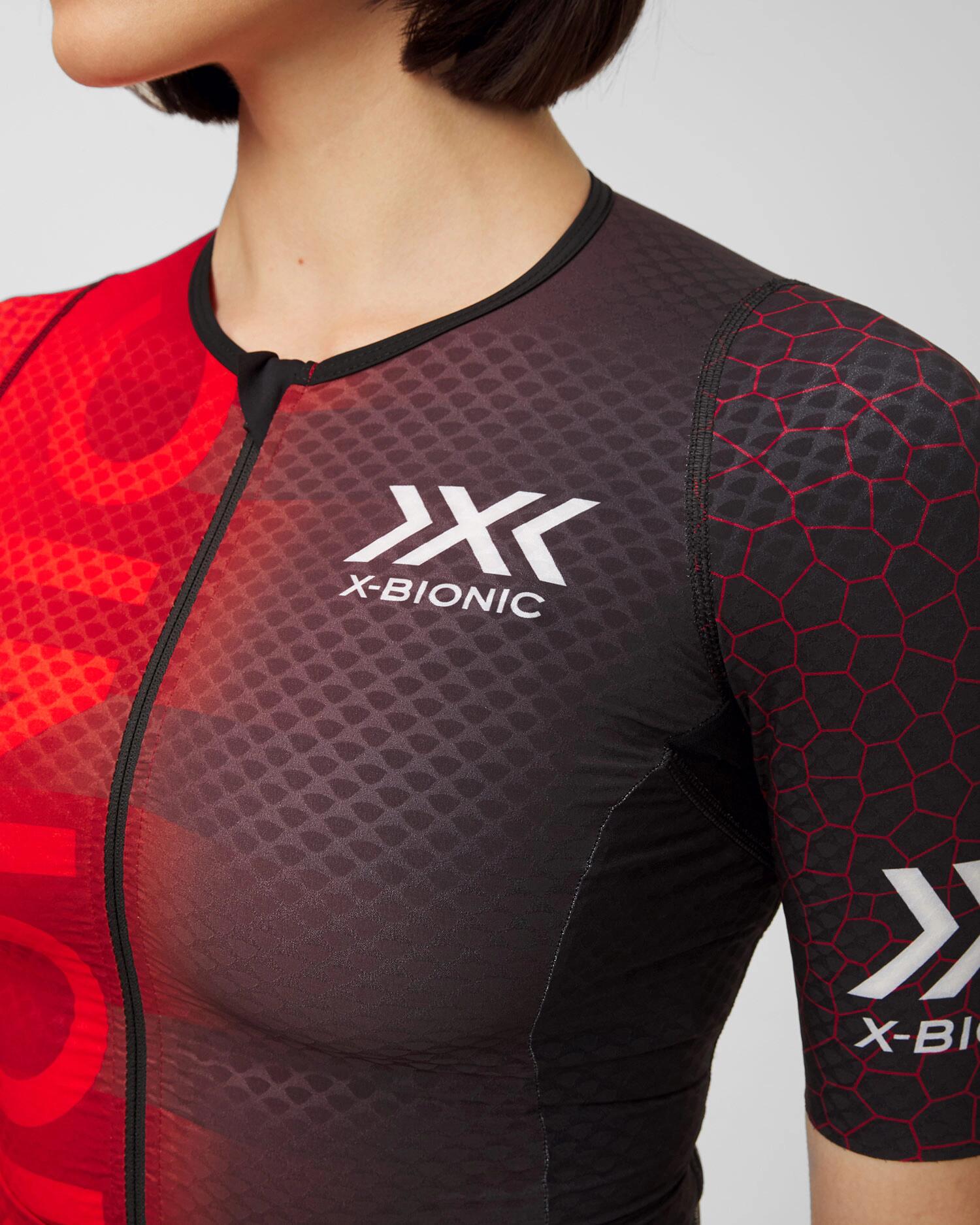 Koszulka rowerowa damska X-Bionic Dragonfly 5G Red