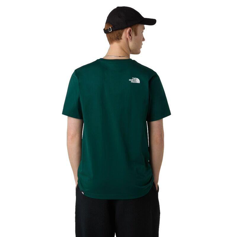 T-shirt décontracté The North Face homme, vert foncé 4/5