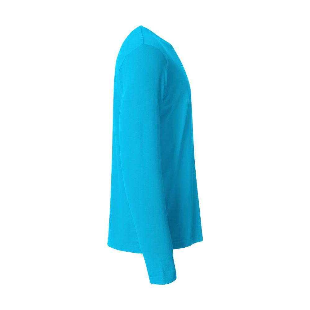 Tshirt BASIC Homme (Turquoise Vif) 4/4