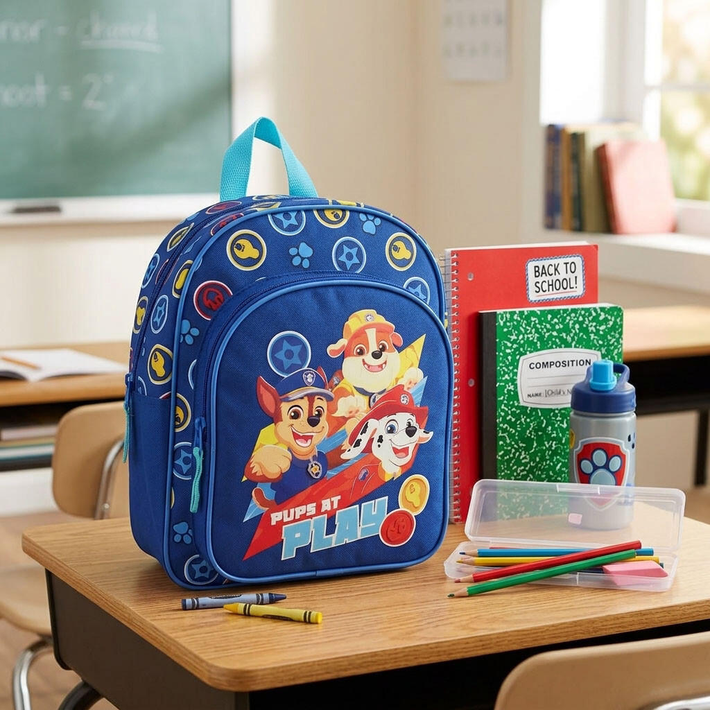 Paw Patrol-rugzak voor kinderen, 30 cm, kleuterschool en basisschool, 520-00542 7/7