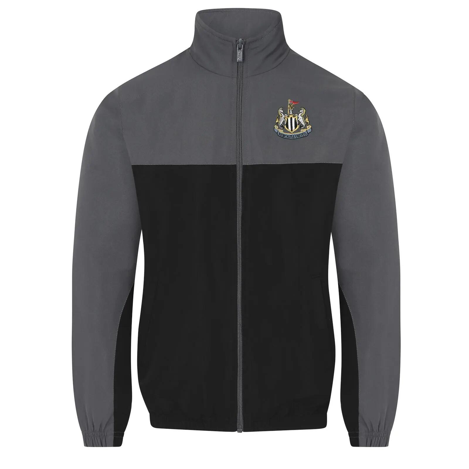 Mens Crest Two Tone Tracksuit (Black) 2/6