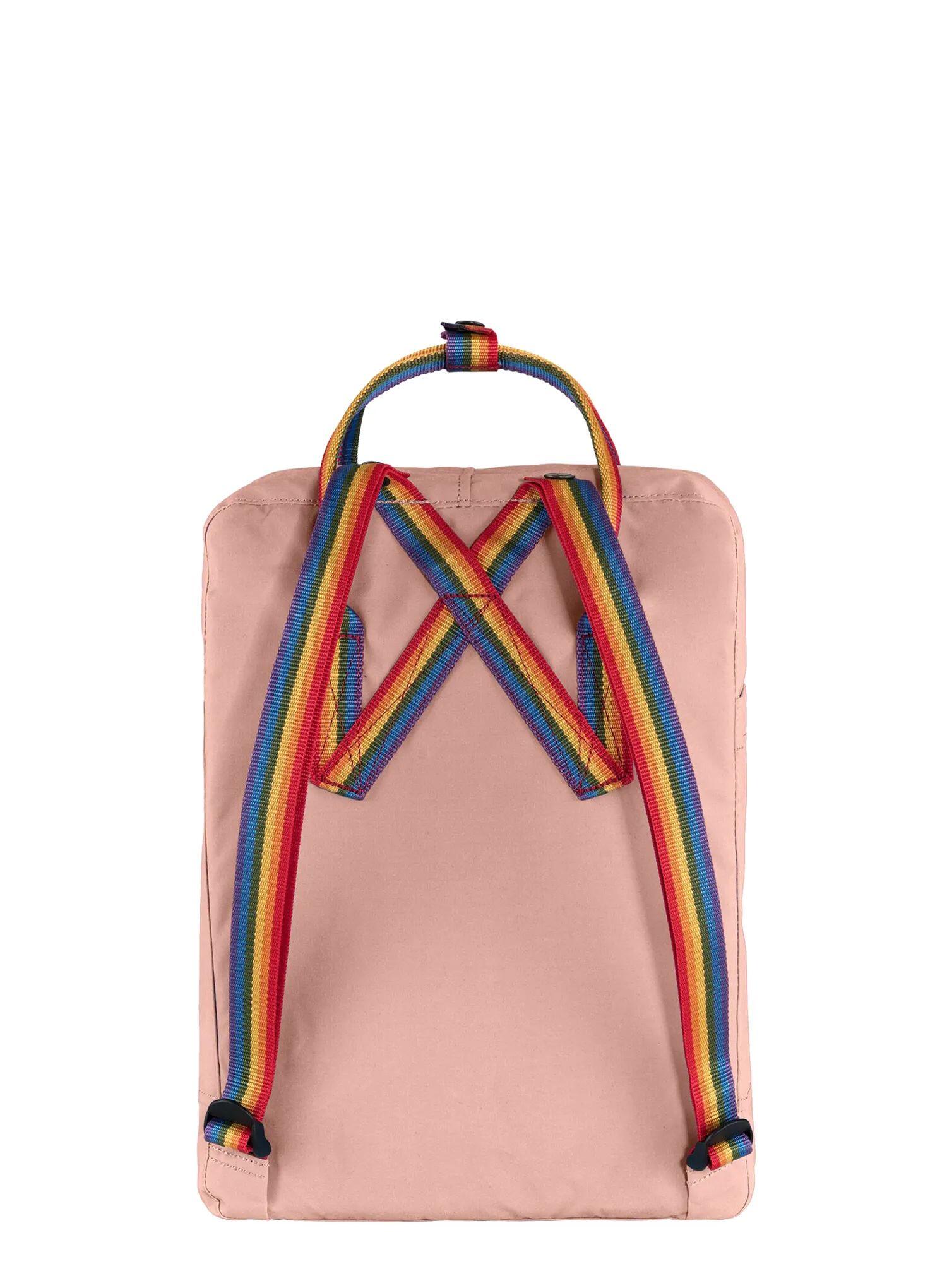 Plecak miejski Fjallraven Kanken Rainbow - chalk rose/rainbow 2/7