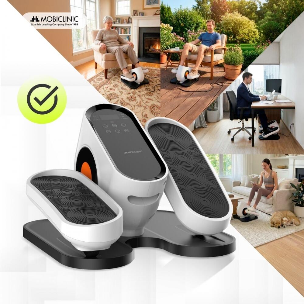 Mini vélo elliptique Vélo de bureau manuel 3 programmes automatiques 5/7