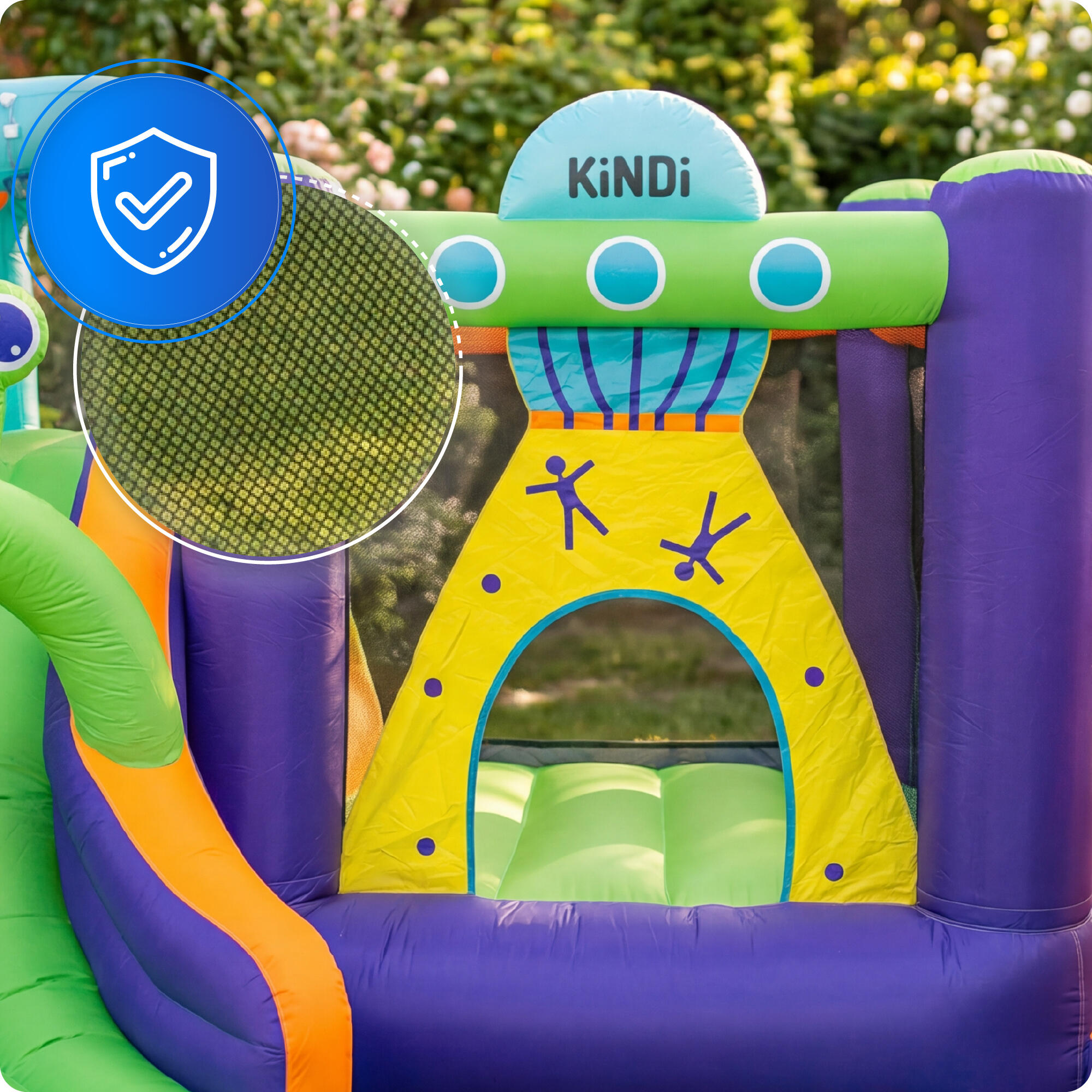 Aufblasbarer Gartenspielplatz KiNDi DPZ006 4/7