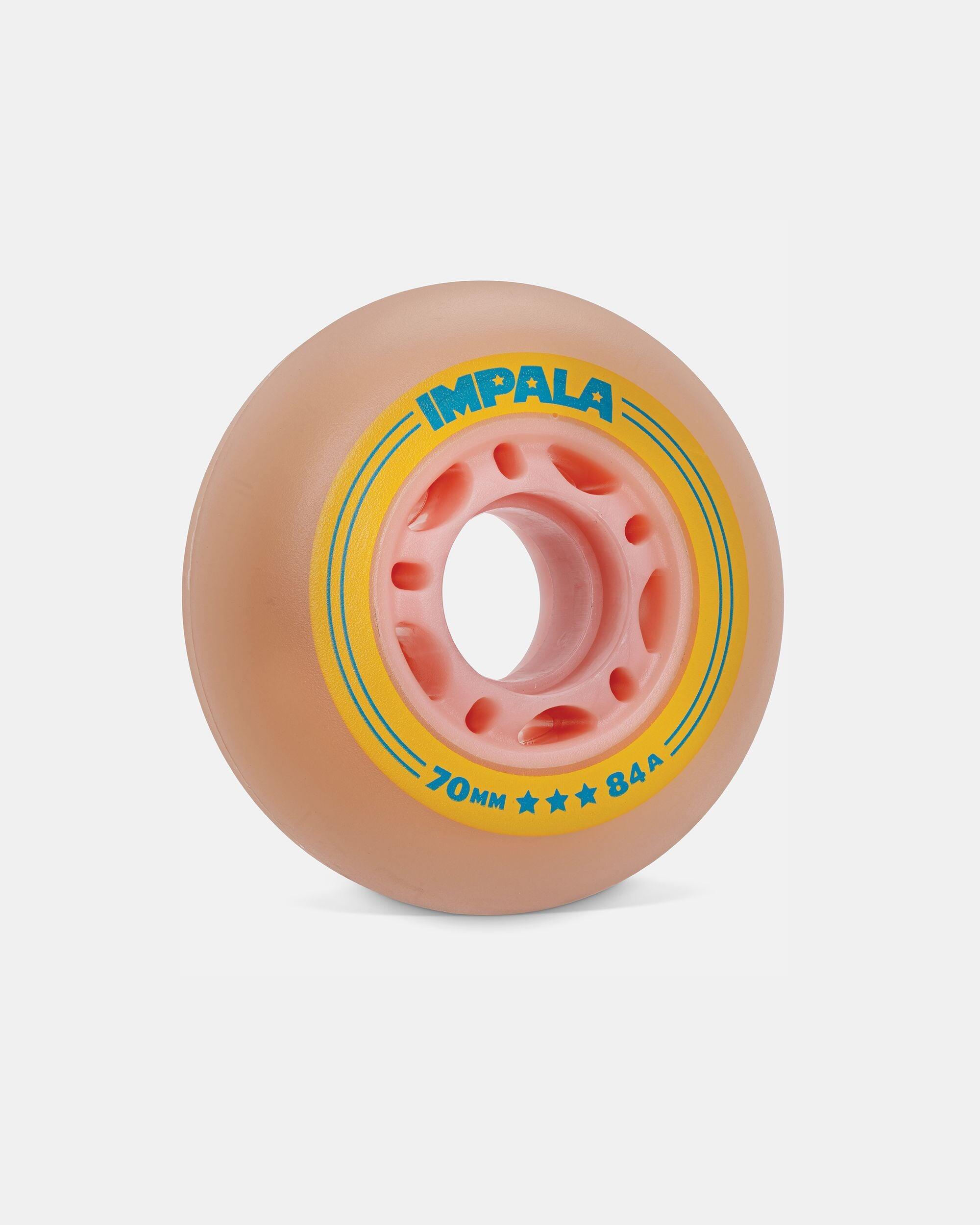 Impala Inline Wheel 4pk - Pink/Yellow 3/3