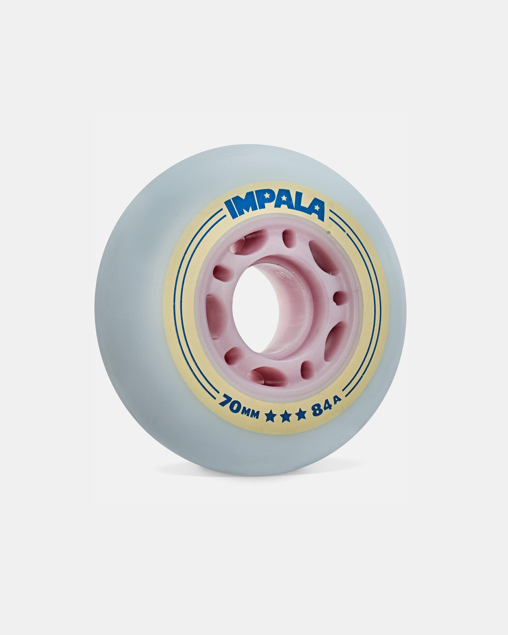 Impala Inline Wheel 4pk - Sky Blue/Yellow 3/3