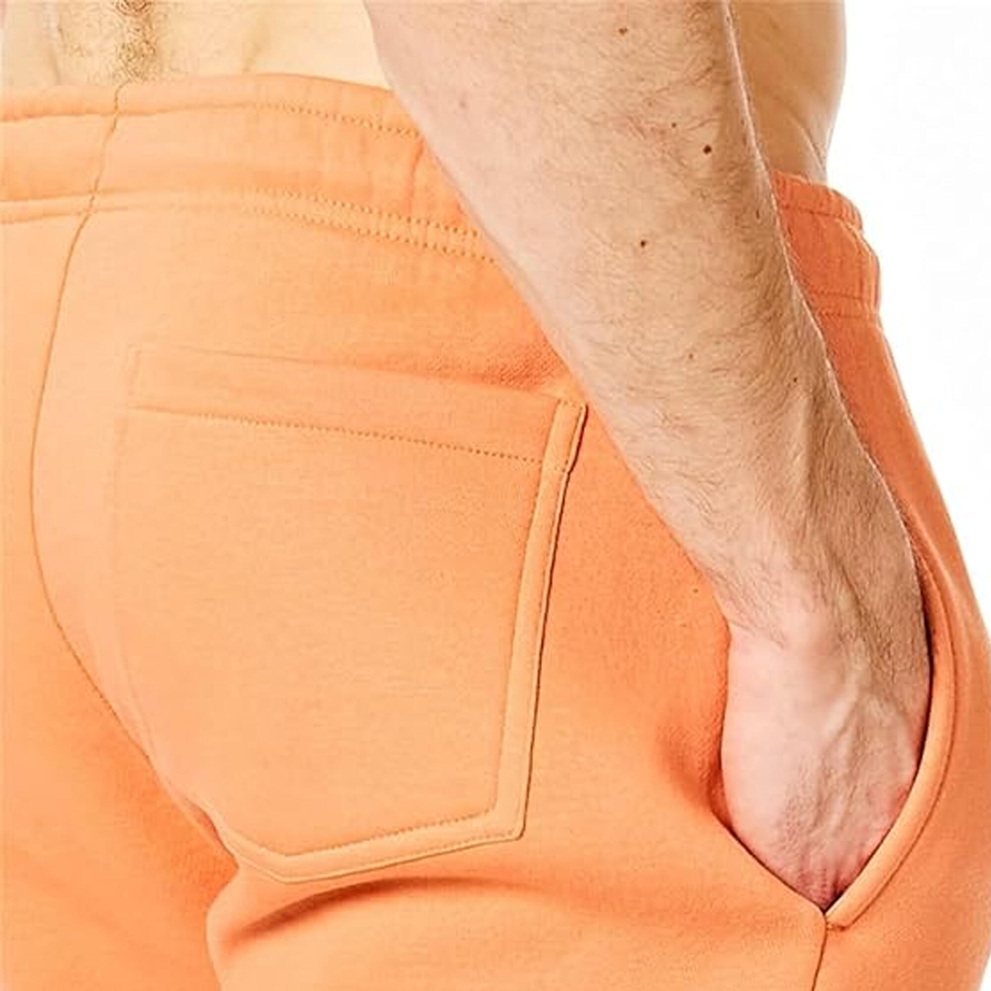 Mens Jogging Bottoms (Orange) 3/4