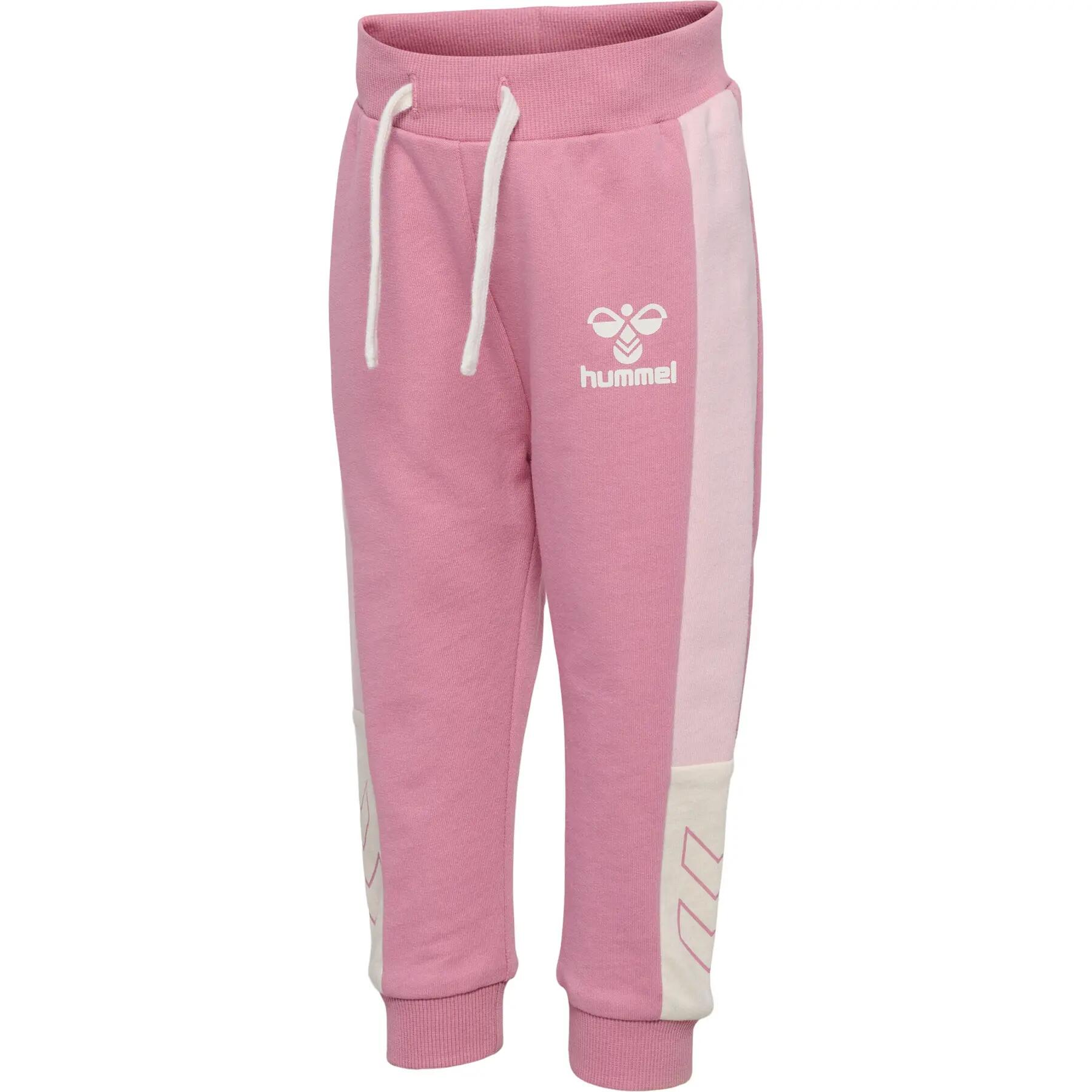 Pantaloni Sportivi Hummel Authentic In Poliestere Per Bambini | Unisex Colore Nero/Bianco Taglia 164 | Vita Elastica Con Coulisse E Tasche - 2