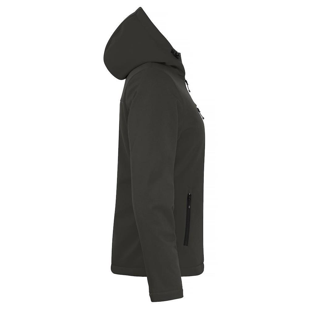Softshelljacke Wattiert für Damen Dunkelgrau 4/6