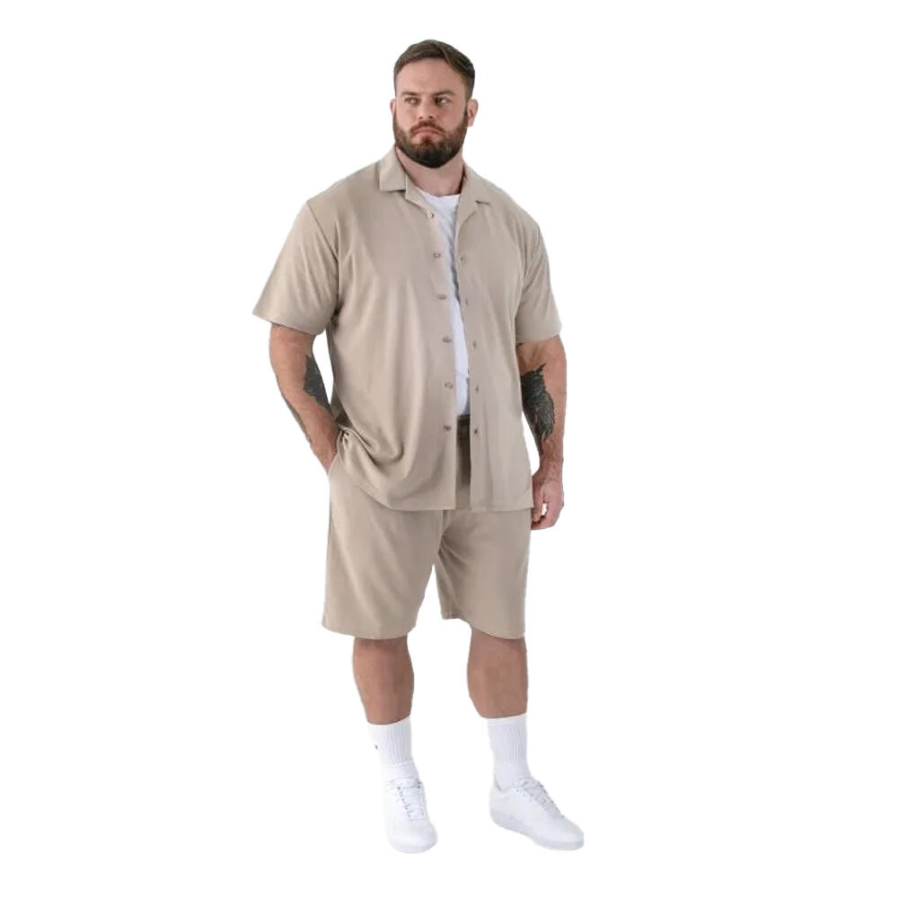 "Connor D555" Hemd für , Stretch, Kingsize Herren Steinfarben 4/4