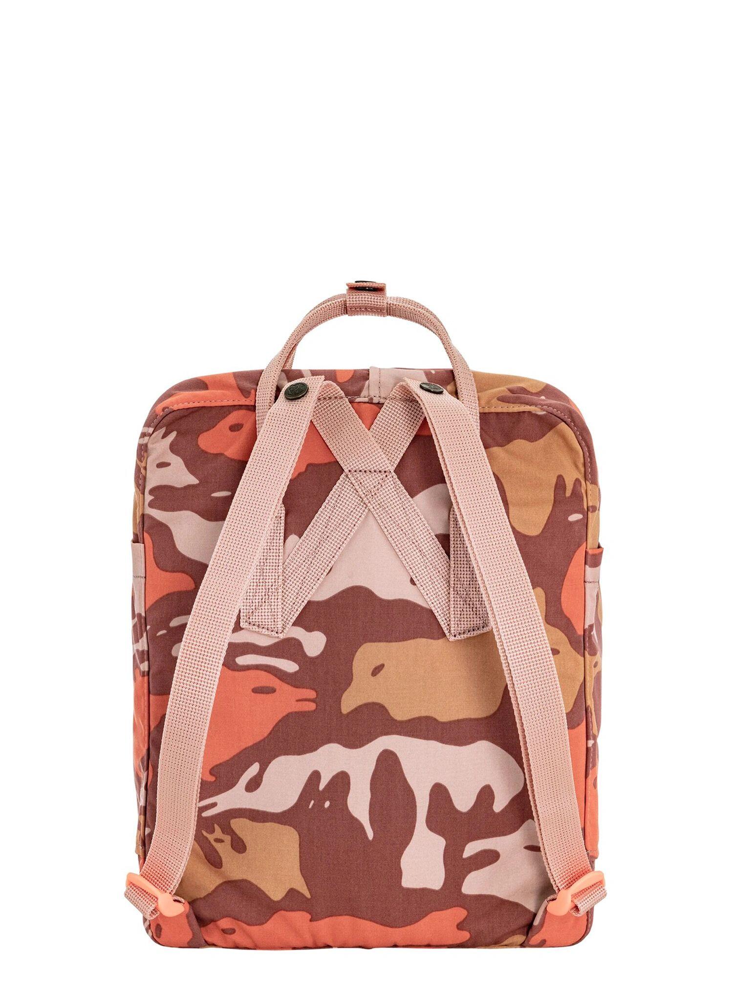 Plecak miejski Fjallraven Kanken Graphics - chalkrose/hidden animals 2/3