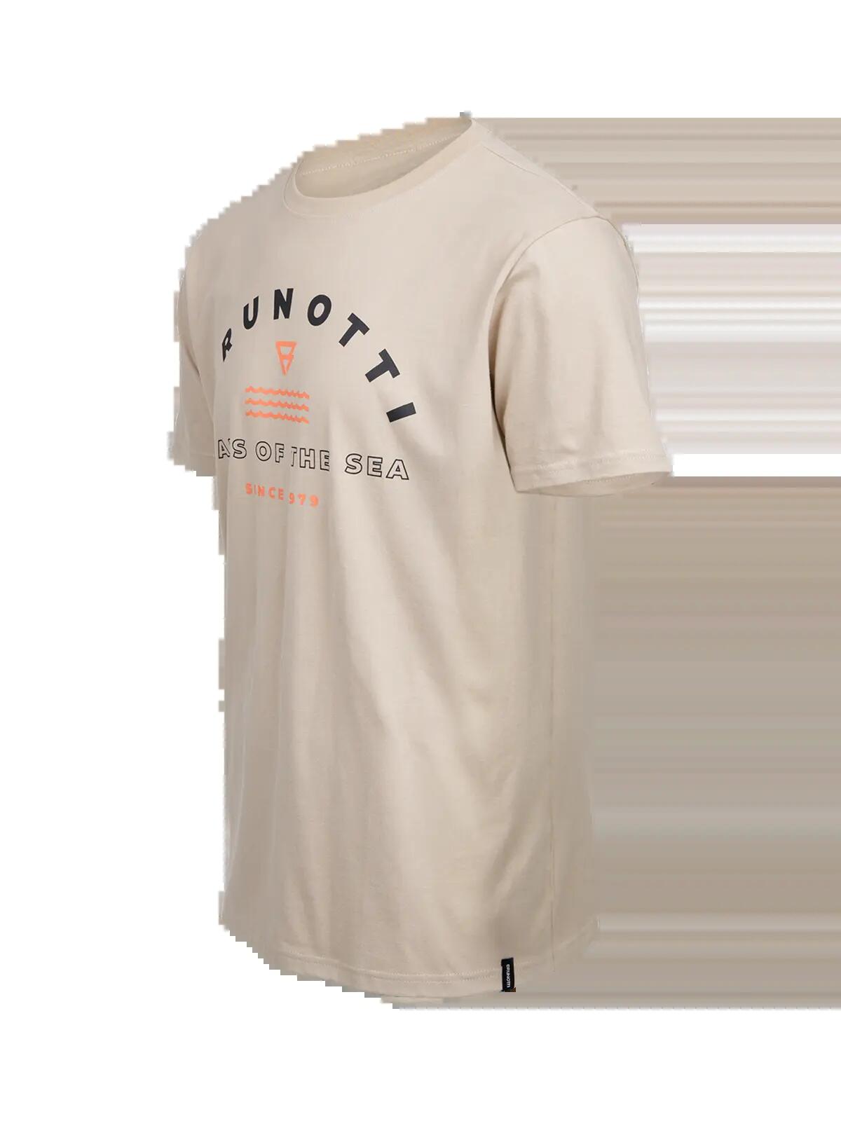Leeway Homme T-shirt Mode Coupe régulière Col rond Feather Grey 3/7