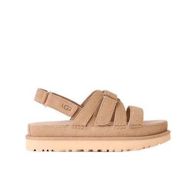 Platte sandalen dames ugg w goldenstar gleam beige