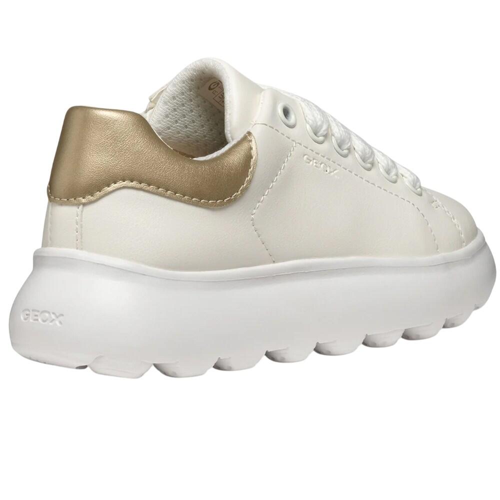 Girls Puffypop Trainers (White/Platinum) 2/4