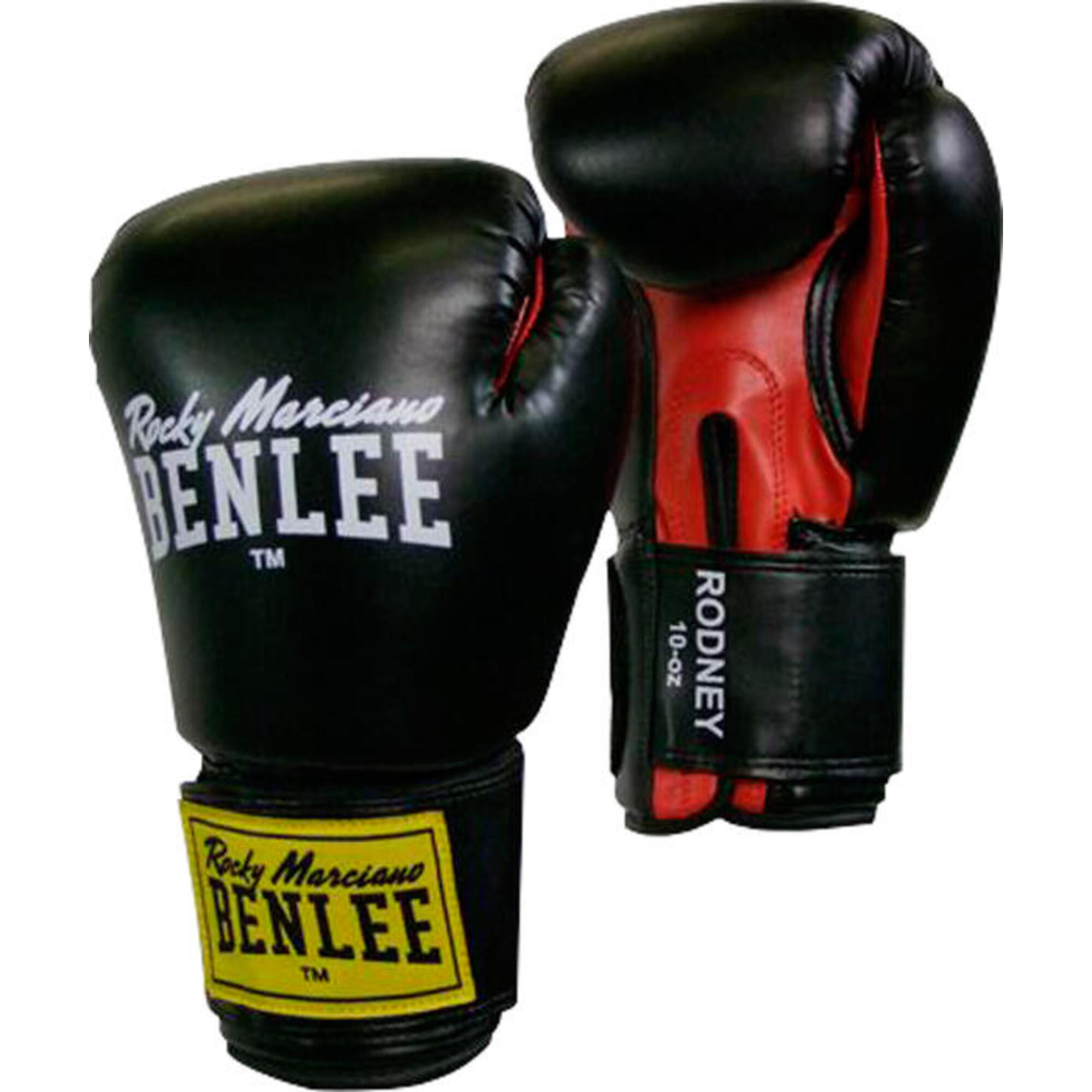 BENLEE Boxhandschuhe rot-schwarz Fighter 