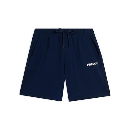 Pantalon court mi-cuisse en jersey élastique