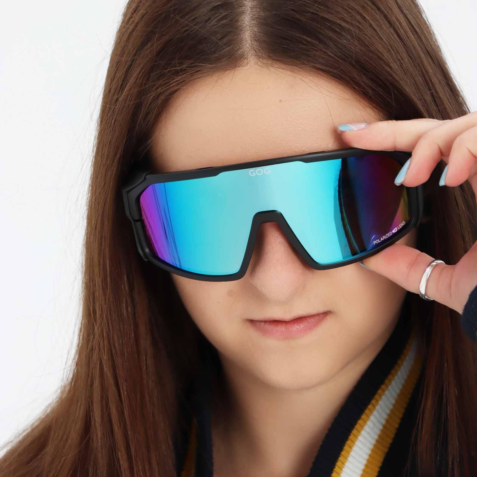 Okulary polaryzacyjne GOG Annapurna - white/blue/matt black 5/7