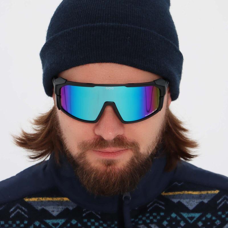 Okulary polaryzacyjne GOG Annapurna - white/blue/matt black