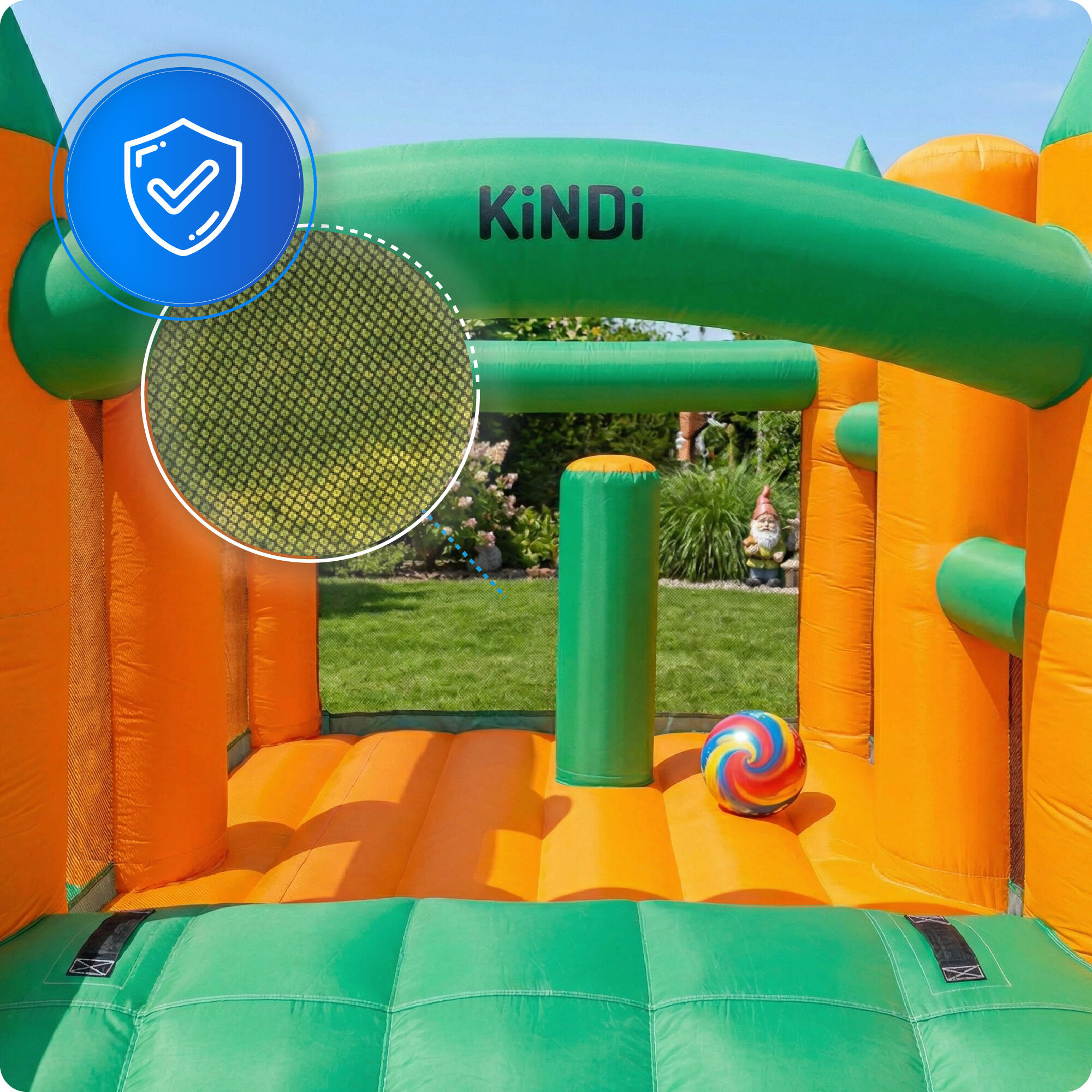Aufblasbarer Gartenspielplatz KiNDi DPZ005 5/7