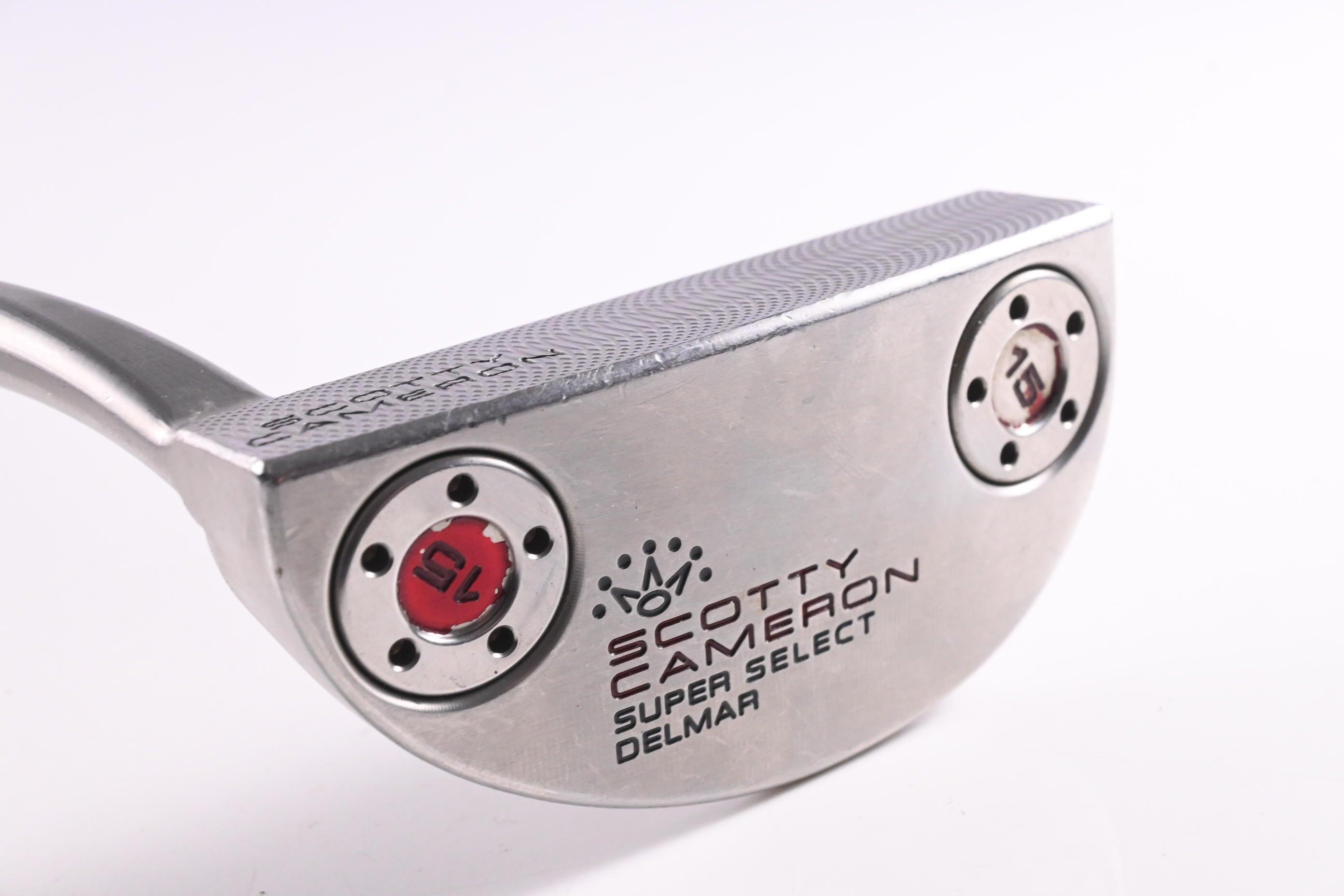 Left Hand Scotty Cameron Super Select Del Mar Putter / 34 Inch 