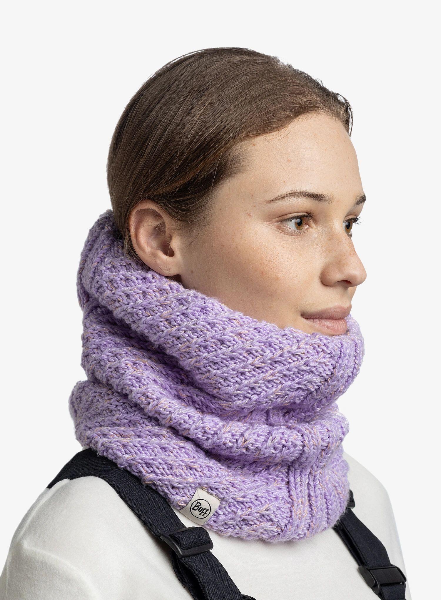Komin na szyję damski Buff Akna - grape ice 4/7