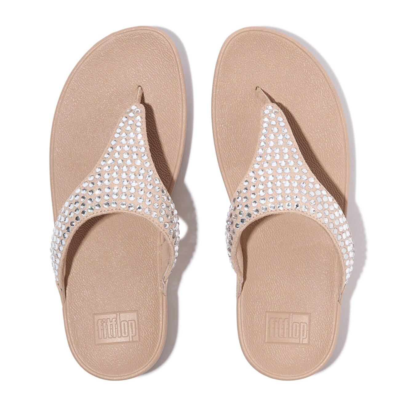 Damen Zehentrenner FitFlop Lulu Maxi-Crystal 5/7