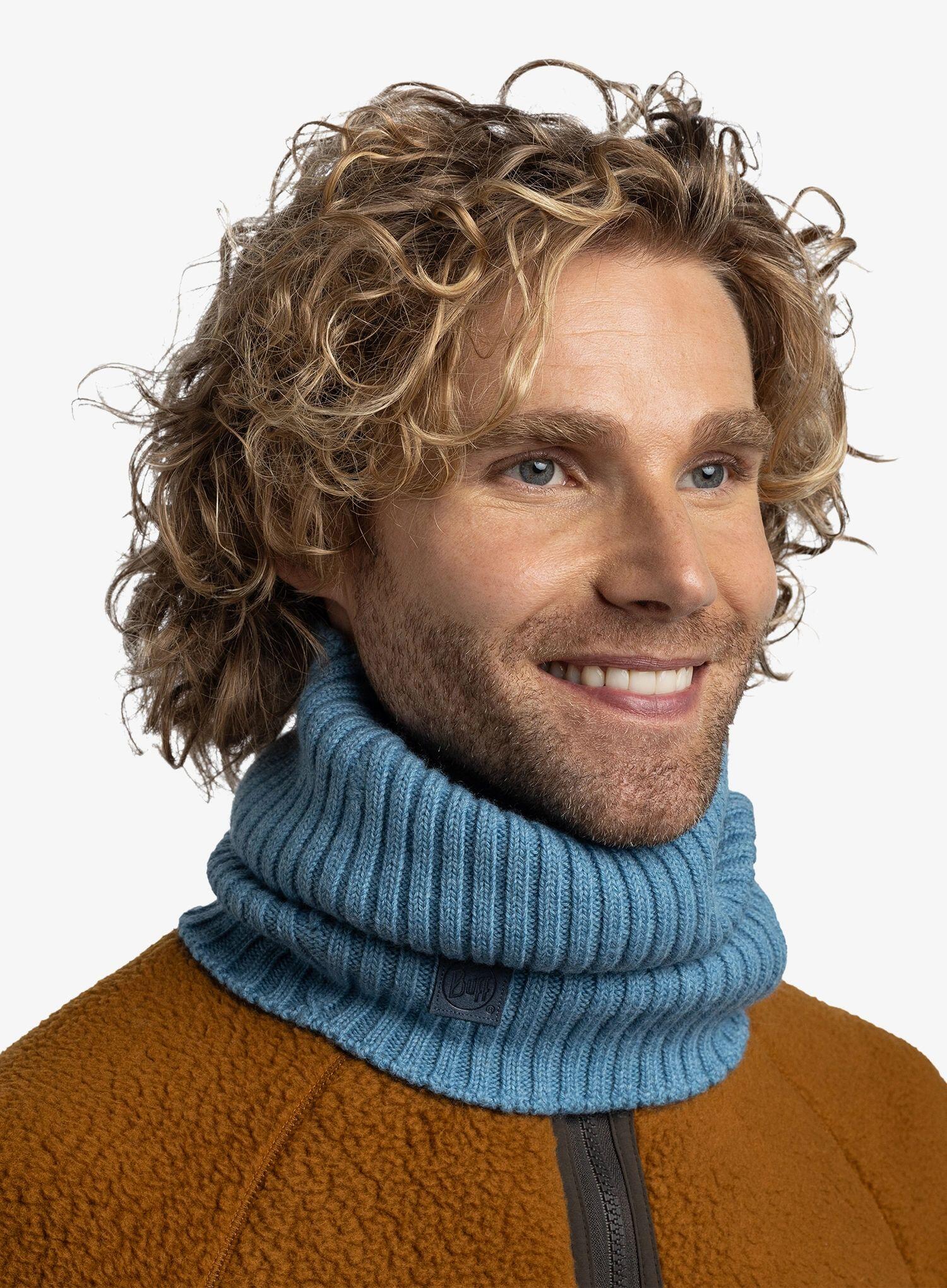 Cache-cou tricoté Unisex Buff Bleu TAILLE UNIQUE 4/7