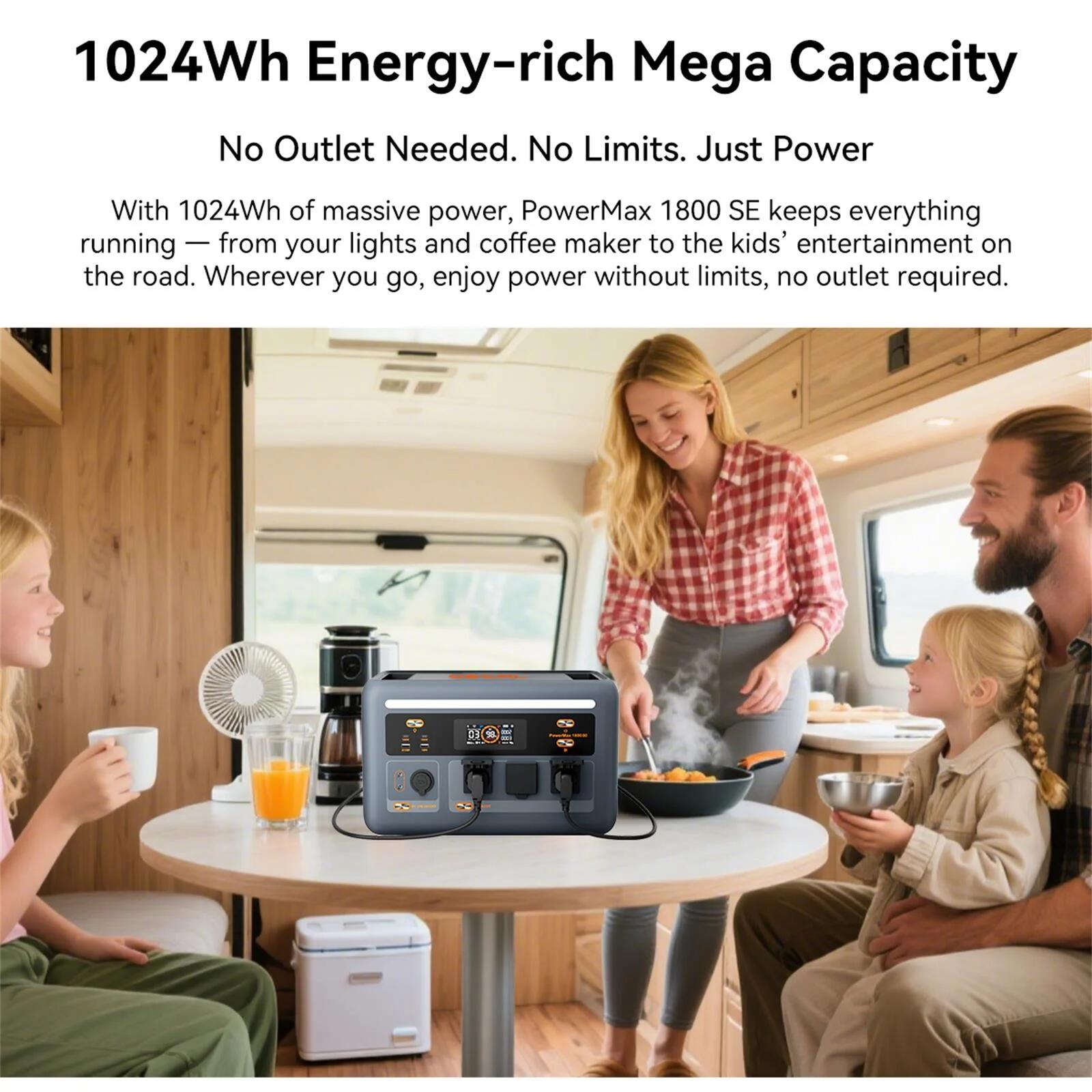 Oscal PowerMax 1800 SE Estação de energia portátil 7/7