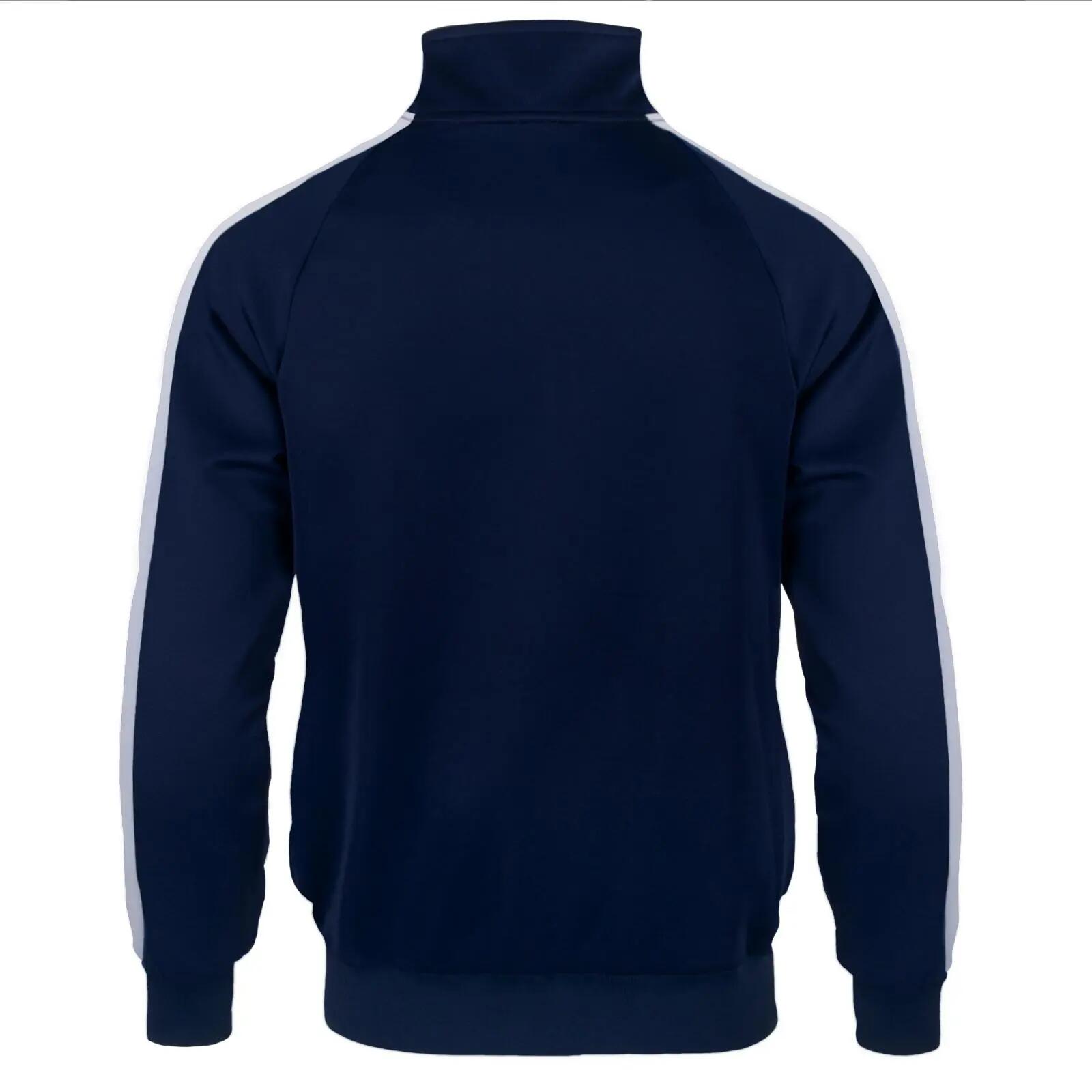 Mens Track Jacket (Navy/White) 2/7