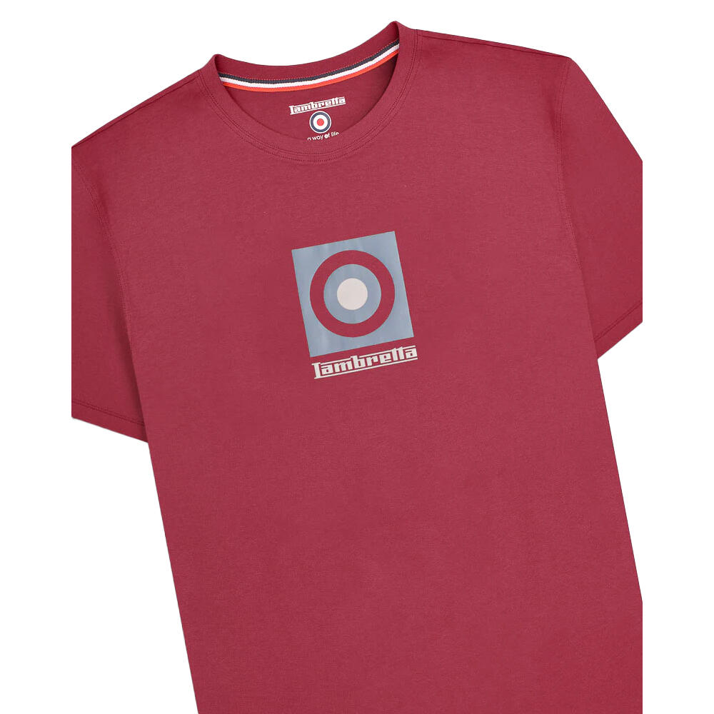 TShirt für Herren Burgunderrot 4/4