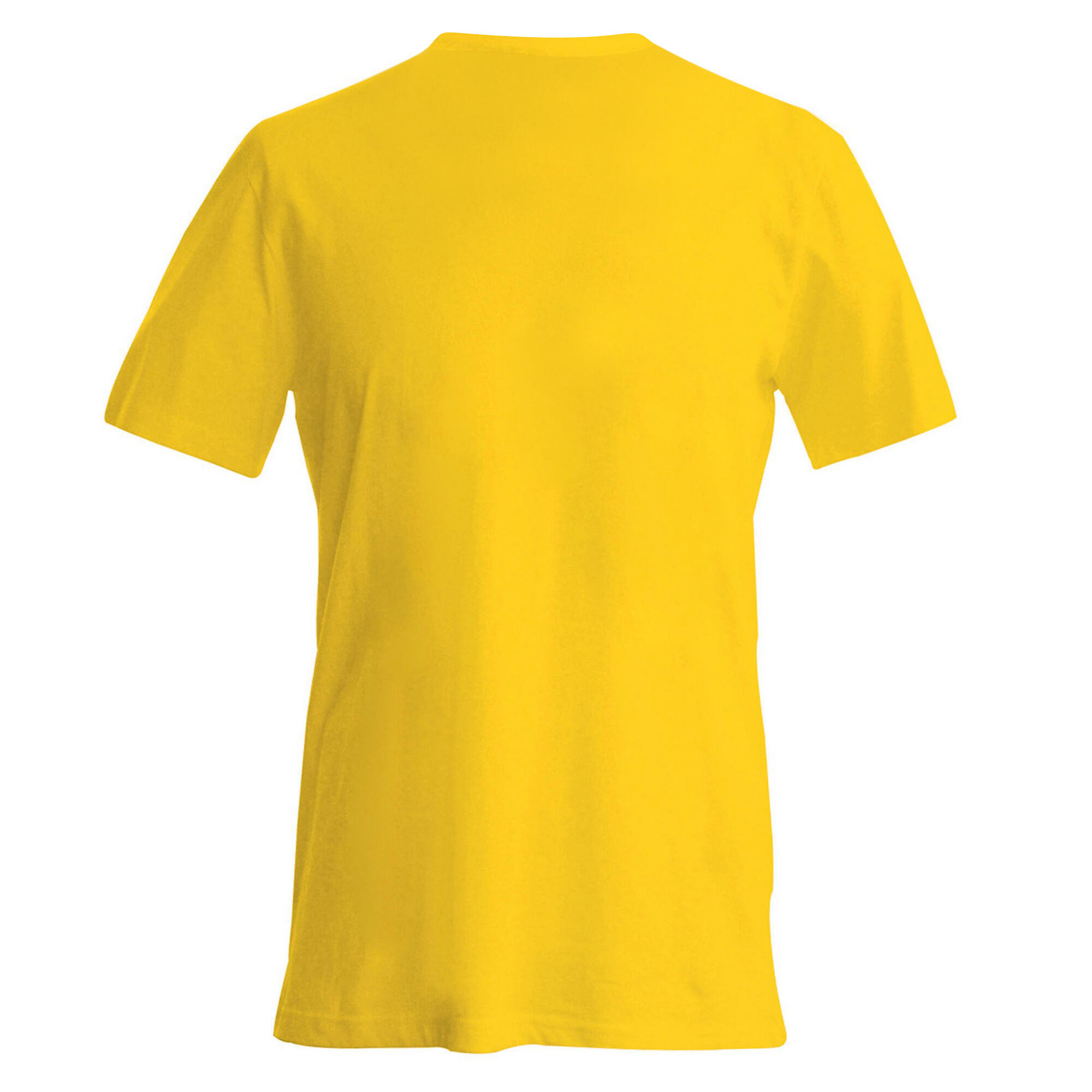 TShirt Slim Fit VAusschnitt Herren Gelb 2/2