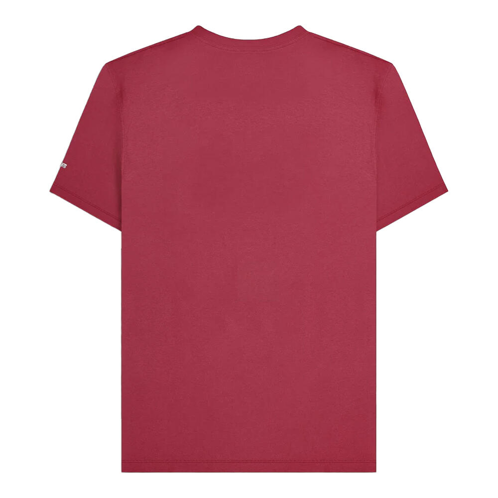 TShirt für Herren Burgunderrot 3/4